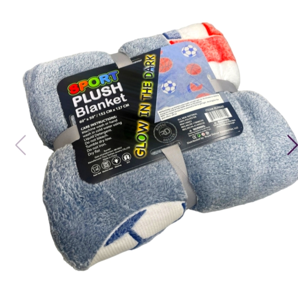 Glow in the Dark Plush Blanket